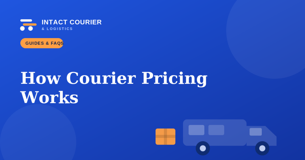 How Courier Pricing Works
